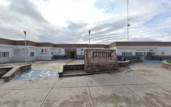 Fotografia tomada fuera de Hospital Comunitario - Hospital en Jalpa, Zac.