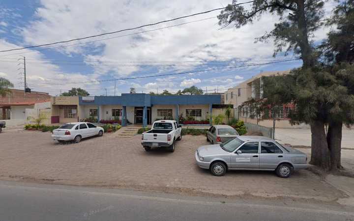 Fotografia tomada fuera de Hospital Guadalupano - Clínica ambulatoria en Tlaltenango de Sánchez Román, Zac.