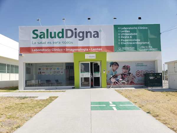 Fotografia tomada fuera de Salud Digna - Laboratorio de análisis clínicos en Vista Hermosa de Negrete, Mich.
