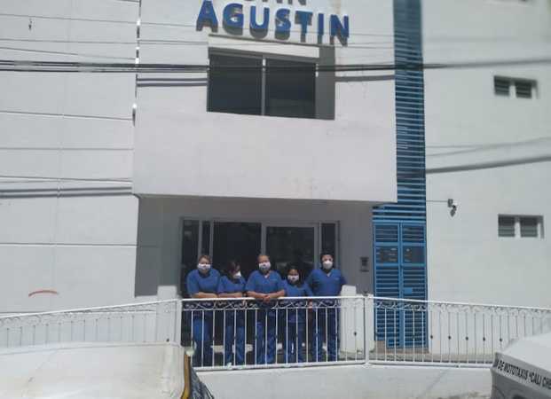 Fotografia tomada fuera de Sanatorio San Agustín - Centro médico en Tlacolula de Matamoros, Oax.