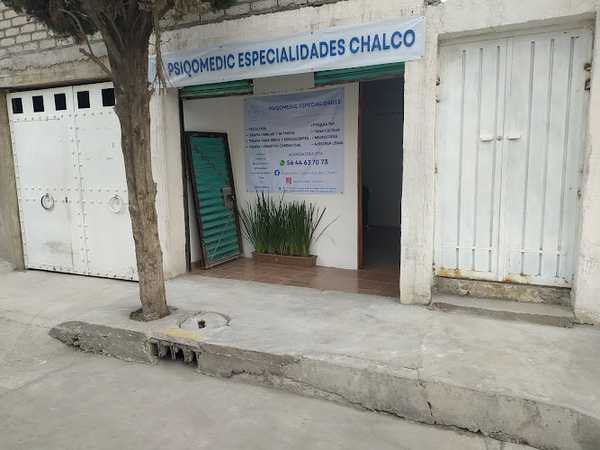 Fotografia tomada fuera de Psiqomedic Especialidades Chalco - Servicio de salud mental en Chalco de Díaz Covarrubias, Edomex.