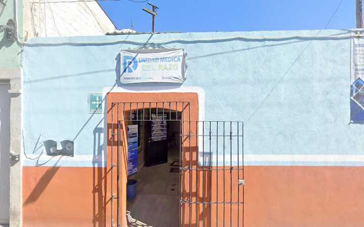 Fotografia tomada fuera de Unidad Medica Del Razo - Servicios médicos locales en Huamantla, Tlax.