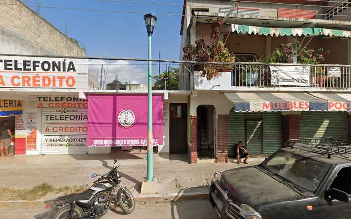 Fotografia tomada fuera de Centro Médico Santa Cruz - Hospital en Santa María Huatulco, Oax.