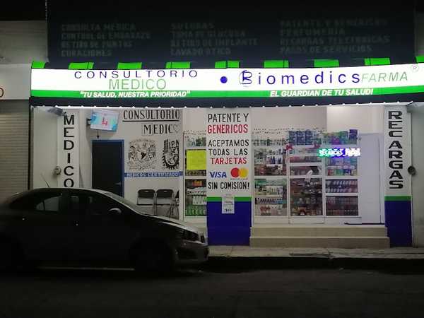 Fotografia tomada fuera de BIOMEDICS FARMA Farmacia y consultorio Médico - Farmacia en Chalco de Díaz Covarrubias, Edomex.
