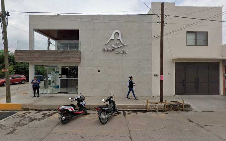Fotografia tomada fuera de LAMS - Centro médico en Cuerámaro, Gto.