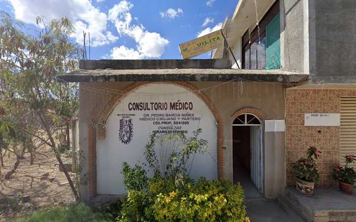 Fotografia tomada fuera de Consultorio Medico Del Dr PEDRO García Núñez - Médico en La Huerta, Pue.