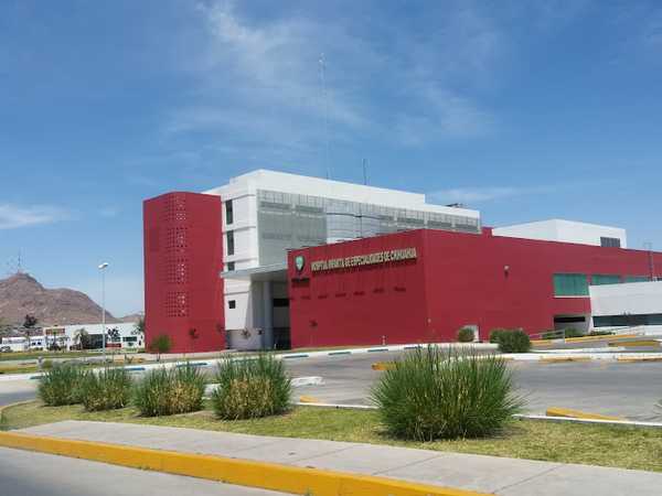 Fotografia tomada fuera de Hospital Infantil de Especialidades de Chihuahua - Hospital en Chihuahua, Chih.
