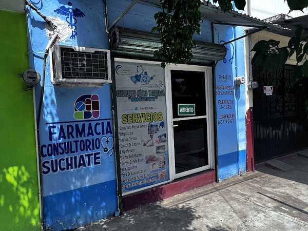 Fotografia tomada fuera de Consultorio , farmacia y ultrasonido “Suchiate” - Radiólogo en Cdad. Hidalgo, Chis.